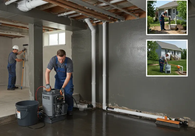 Basement Waterproofing and Flood Prevention process in Sylvania, AL